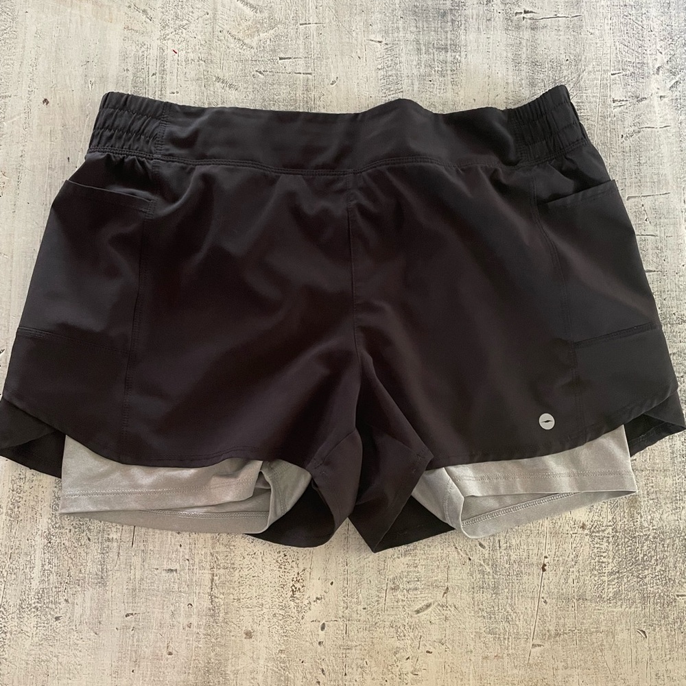 Girls Double Layer a athletic Shorts size 14/16 plus